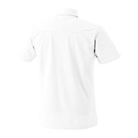 TS DESIGN ESワークニットショートポロシャツ ホワイト M 81355-5-M 1着（直送品）