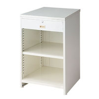 【車上渡し・完成品】ストア・エキスプレス スチール製カウンター 前面台無し W60cm 6948-207 1台 61-145-13-1（直送品）