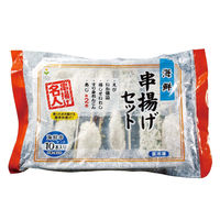 八幡フーズ ケ)業務用 海鮮串揚げセット(アソート) 1ケース (10本(5シュ×（直送品）