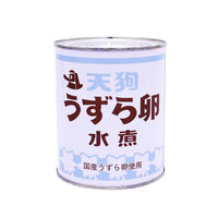 天狗 ケ)業務用 国産うずら水煮 4975242012103 1ケース 2号缶×12缶（直送品）