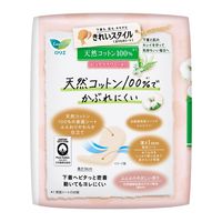花王 ロリエ きれいスタイル 天然コットン100% ピュアフラワーの香り 54コ入 438010 1個