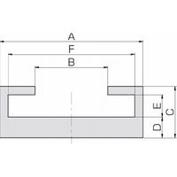 小原歯車工業 ラック|DR専用スライドレール ARL ARLー2 1セット(2個)（直送品）