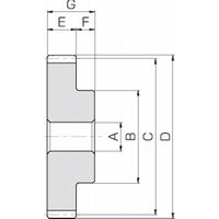 小原歯車工業 ねじ歯車(スパイラルギヤ)|ねじ歯車SN SN1.5ー26R 1セット(2個)（直送品）