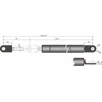 ユーエイ ガススプリング|フリーピストン形 YDFーCC YDF200294CC 1個（直送品）