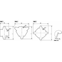 鍋屋バイテック会社 Vプーリー用溝ゲージ VMGU VMGUーSPB 1個（直送品）