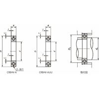 日本トムソン 高剛性形クロスローラベアリングV CRBHV CRBHV5013AUUC1 1個（直送品）