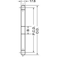 三興製作所 M100 スプロケット 1列A型 100A32 1個（直送品）