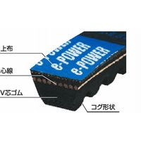 三ツ星ベルト eーPOWER Vベルト ローエッジコグタイプ AX形 AX69 1セット(2個)（直送品）