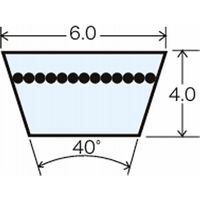 三ツ星ベルト ウレタンベルト|MBミシンベルト MB560 1セット(5個)（直送品）