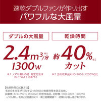 KOIZUMI MONSTERダブルファンドライヤー KHDW910R 1個