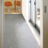 【玄関渡し】 萩原 廊下カーペット　ロングマット　滑りにくい　フリーカット グレー 90×600cm（直送品）