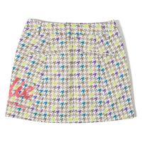 クアトロ 千鳥柄ジップスカート　MULTI　L N5086 1点（直送品）