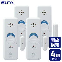 ELPA 窓ピタッアラーム 開放検知4P ASA-M12-N4P（W） 1個