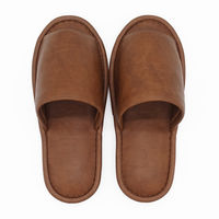 ラッキー産業 抗菌合皮レザー外縫いL ブラウン BACO23903BR 1足