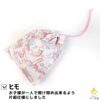 コッカ 巾着 小 ユニコーン（ピンク） CS-1287 1A 1個