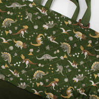 コッカ レッスンバッグ 恐竜（緑） CS-1280 1A 1個