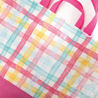 コッカ レッスンバッグ チェック柄（ピンク） CS-1292 1A 1個