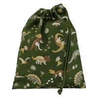 コッカ 巾着 小 恐竜（緑） CS-1283 1A 1セット（5個）