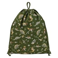 コッカ 巾着 大 恐竜（緑） CS-1282 1A 1セット（5個）