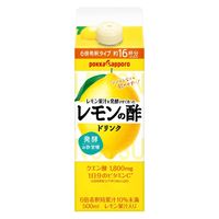 レモン果汁を発酵させて作ったレモンの酢500ml 12個 ポッカサッポロ 6倍希釈 クエン酸 ビタミンC