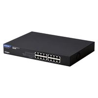 スイッチングハブ 16ポート ギガ PoE LAN 電源内蔵 ループ防止 3年保証 EHB-UG2D16F-PL エレコム 1個（直送品）