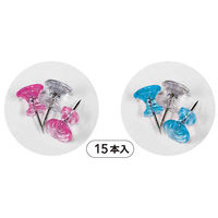 レモン ダルマピン 大 15本入×10個 クリア&ピンク、クリア&ブルー 887317x10SET 1箱