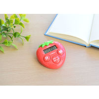 ドリテック　抗菌　いちごタイマー　レッド　T-564RD　キッチンタイマー　デジタル　1個