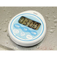 ドリテック　時計付　防滴タイマー　ブルー　T-543BL　キッチンタイマー　デジタル　1個