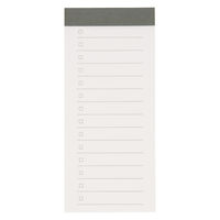 無印良品 短冊型メモ チェックリスト 40枚 14行 約82×185mm 1セット（1冊（40枚）×3） 良品計画