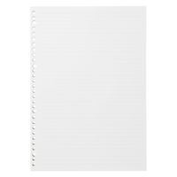 無印良品 植林木ペーパー裏うつりしにくいルーズリーフ A4・7mm横罫 30穴 100枚 1セット（1袋（100枚入）×5）