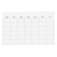 無印良品 フリースケジュール付箋紙 マンスリー 13枚 1セット（1冊（13枚）×4） 良品計画