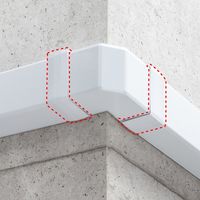 サンワサプライ 配線ダクト(連結カバー・ホワイト) CA-KK80J 1個（直送品）