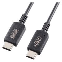 サンワサプライ USB2.0 Type-C PD240W対応 ケーブル KU-CCPE10 1本（直送品）