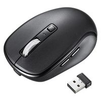 サンワサプライ 静音Bluetoothワイヤレスマウス(充電式・5ボタン) MA-WBBS519BK 1個