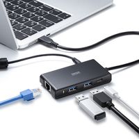 サンワサプライ USB Type-Cハブ付き 2.5ギガビットLANアダプタ USB-3TCLS8BK 1個