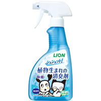 （セット品）植物生まれの消臭剤 シュシュット！ペット用 無香料 本体400ml ＋ 詰め替え320ml ライオンペット
