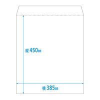 金鵄製作所 レントゲン袋(クラフト紙) 半切(450x385) 100枚 44041-008 1束(100枚)（直送品）
