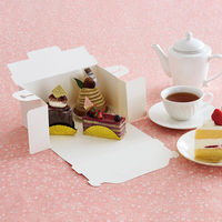 cotta 77701ケーキ箱手提オープンNC4×6 4580414582911 1セット(25枚入×16束 合計400枚)（直送品）