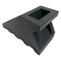 サンポリ 輪止め ブラック 4996645205008 1セット(20個入)（直送品）