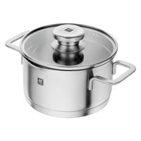 【アウトレット】ツヴィリングJ.A.ヘンケルスジャパン ポウリスティック ストックポット 16cm 蓋付 65563-160-9 1セット（3個）