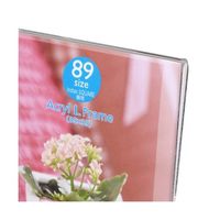 ハクバ写真産業 アクリルLフレーム 89サイズ 1面 FACL-89 1個 62-9749-88（直送品）