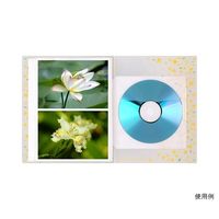 ハクバ写真産業 ビュートプラス Lサイズ 80枚収納 小花イエロー ABP-L80KYL 1個 62-9752-26（直送品）