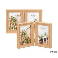 ハクバ写真産業 フォトフレーム テリア3 Lサイズ 2面(タテ・タテ) ナチュラル FWTR3-NTL2T 1個 62-9752-59（直送品）