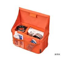 ハクバ写真産業 フォールディングインナーソフトボックス B オレンジ KCS-38BOR 1個 62-9762-64（直送品）
