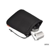 ハクバ写真産業 ソフトクッションポーチ L ブラック KCS-37L 1個 62-9764-17（直送品）