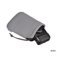 ハクバ写真産業 ソフトクッションポーチ M グレー KCS-36M 1個 62-9764-20（直送品）