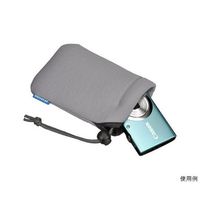 ハクバ写真産業 ソフトクッションポーチ S グレー KCS-36S 1個 62-9764-22（直送品）