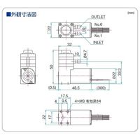 日東工器 小型液体ダイアフラムポンプ DPE-100BLC-2E 1PC（直送品）