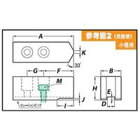 アーム産業 北川用鉄生爪 HO-8S H80 1SET(1セット)（直送品）