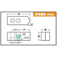 アーム産業 北川用鉄生爪 KPC4 H25 1SET(3個)（直送品）